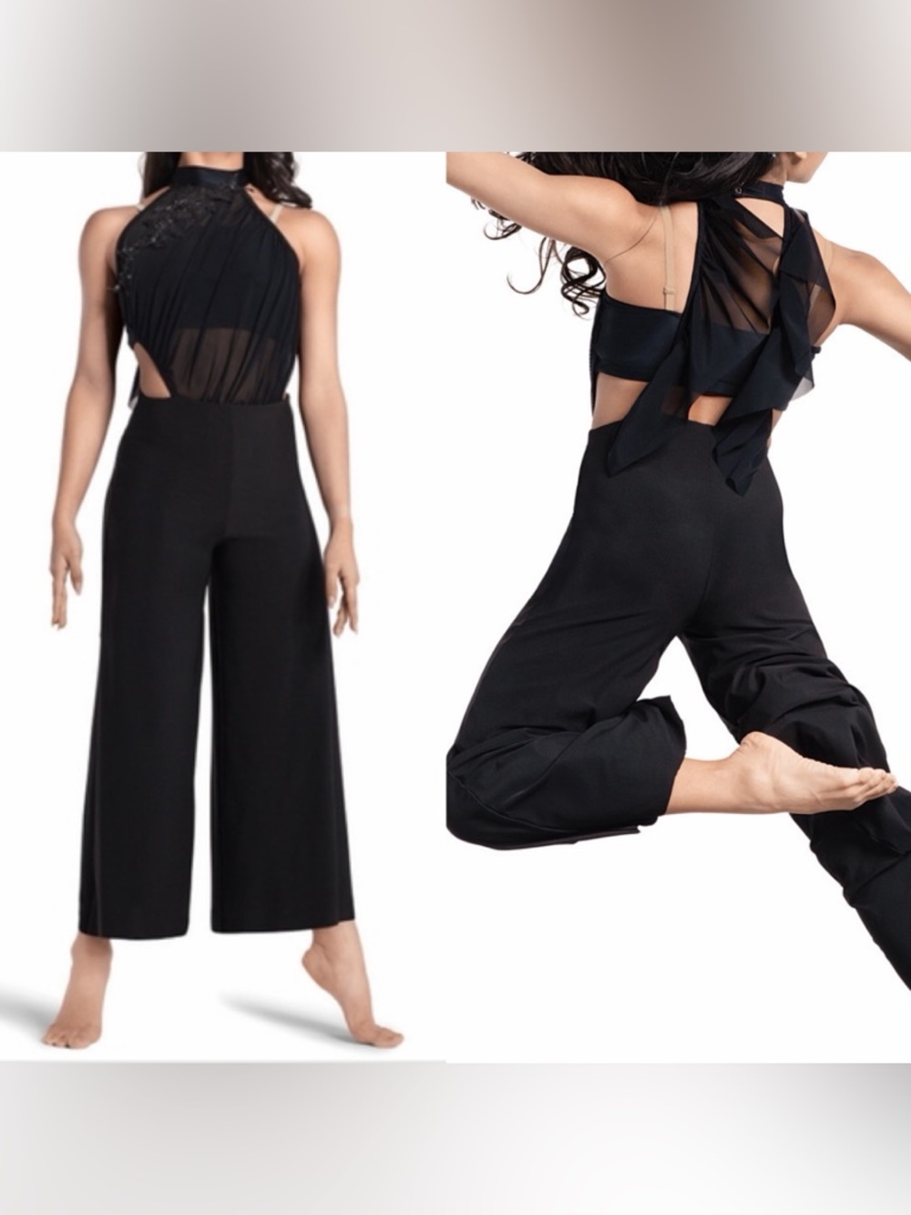Revolution Tenth House dance costume black jumpsuit ELUSIVE TH23126 LA adult